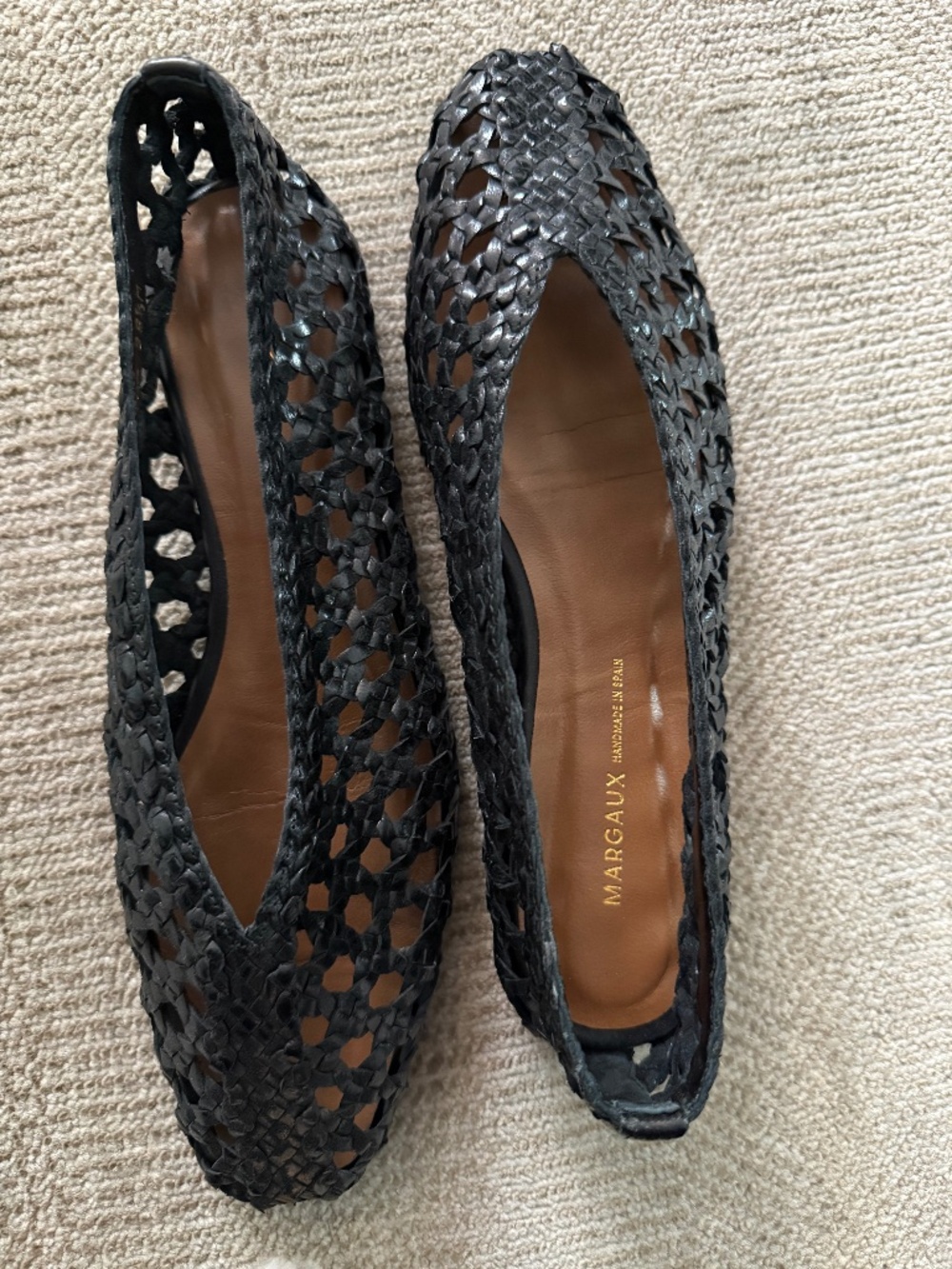 Margaux weaved leather ballet flat